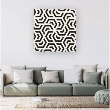 Designer Giraffe Face Splashart Black Frame