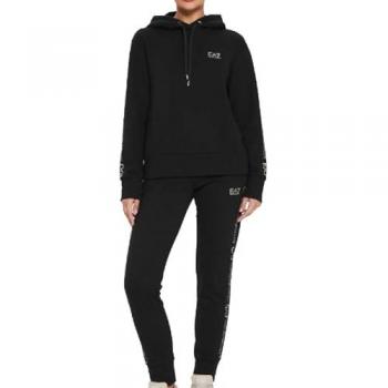 EA7 Tuta Donna Art 8ntv58 Tjqlz BLACK