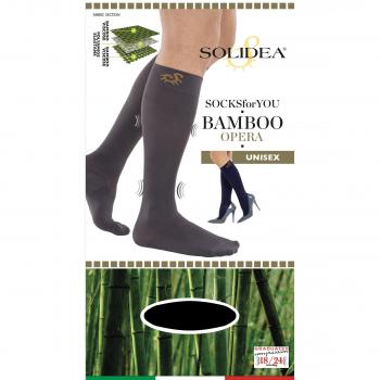 Bambú Opera Solidea: Medias de Compresión 18‑24 mmHg, 2 m, Burdeos – 1 Par