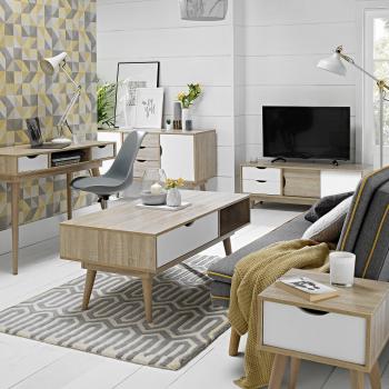 Scandi Coffee Table White