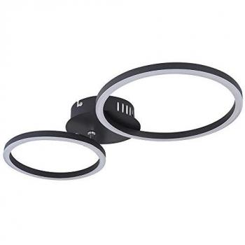 Stilvolle Ring-Deckenlampe 24W warmweiß