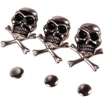 10Pcs Punk Skull Ghost Rivets for Leather DIY