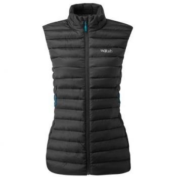 Guarda d’Inverno Rab Microlight Nera con Manica Ridotta Donna
