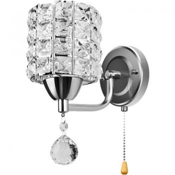 Stoex Creative Cylinder Sconce – Crystal Finish
