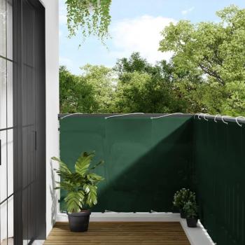 VidaXL Paravento Balcone Verde Scuro 120x1000 cm – 100 % Poliestere Oxford (B2)