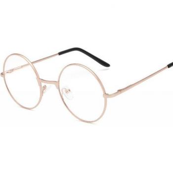Weibliche Optische Brille mit runden Gläsern