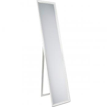 Specchio Lungo Loreley 34x160 cm, bianco, legno finemente lavorato