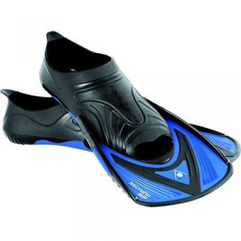 AquaSphere Microfin HP Schwimmhilfe – Trainingsflosse Schwarz/Blaue 32/33