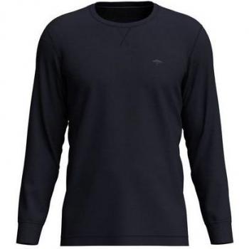 FYNCH-HATTON Langarmshirt, Waffelstruktur-Style