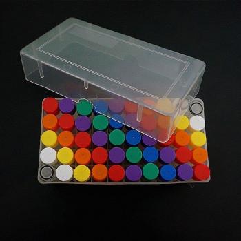 Tubes de congélation 1.8ml en plastique avec boîte de rangement 50 pièces