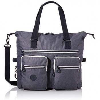 Kipling NEW ERASTO Sac Bandoulière, 40 cm, 17 Litres, Couleur Charbon