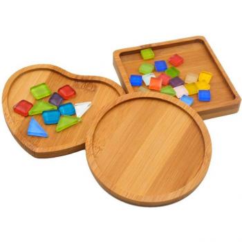 DIY Bamboo Mosaic Coasters