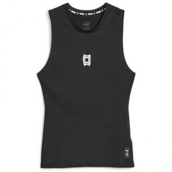 Puma Hoops Team Baselayer Top Nero