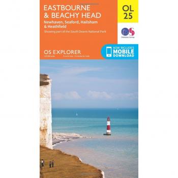 Os explorer ol25 eastbourne beachy head os explorer map