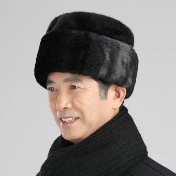 Men's Winter Scarf Hat with Earmuffs