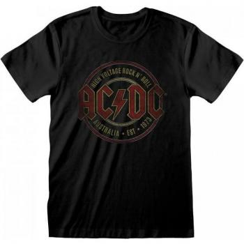 Camiseta Unisex Adulto AC/DC Este. 1973 XXL en Negro