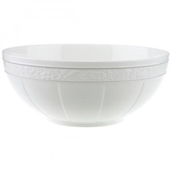 Villeroy & Boch Signature, Schüssel rund, 24 cm, grau, Premium Bone Porzellan