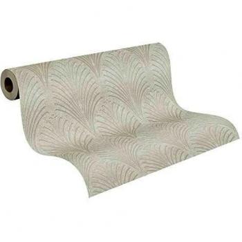 A.S. Création Vliestapete Pop Style Design Tapete creme grau
