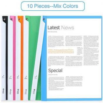Rangement de documents A4 « Smart File» – boîte 10 compartiments, poignée tournante intégrée