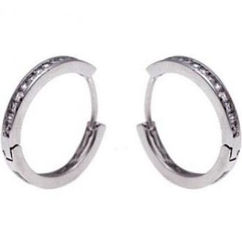 Pendientes de Plata y Circonita Brillante Utoqia