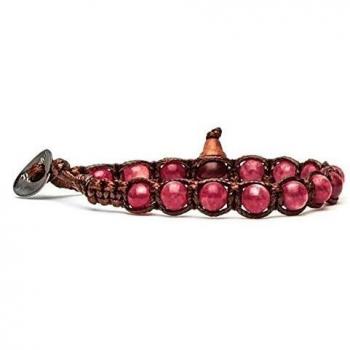 Bracciale Tamashii Giada Watermelon con pietre da 6 mm