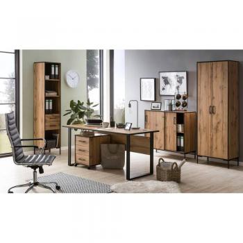 FALUN-80 Büro‑Set von Lomadox – 5‑teiliger Spar‑Satz aus Eiche für moderne Arbeitsräume