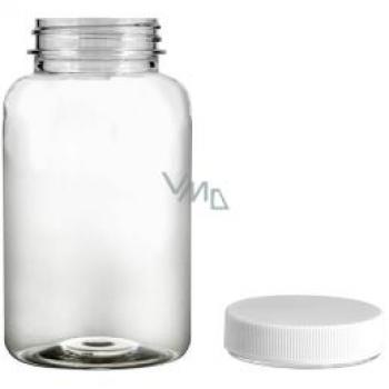 Průhledná plastová láhev 100 ml s uzávěrem