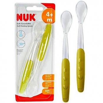 NUK Easy Learning Cuillères Extra Souples 4m+ 2 pièces