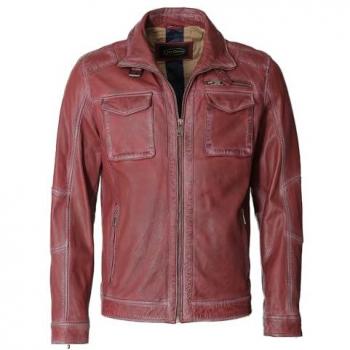 JCC Bikerjacke in Rot, Modell 31020345