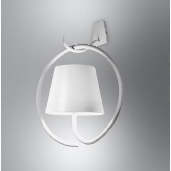 Zafferano Poldina Portable Wall Lamp, Hook, White
