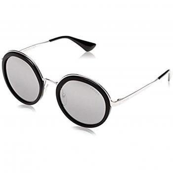 Prada 50TS Striped Browzure/Gradient Brown Mirrored Silver Eyewear