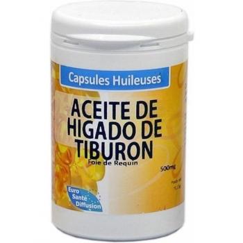Euro Sante Diffusion Aceite De Higado De Tiburon 500Mg. 100 Cápsulas