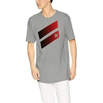 Tee-shirt Hurley M ICON SLASH GRADIENT Homme dk grey heather S