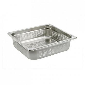 Bac gastronorme perforé inox 2/3 100 mm