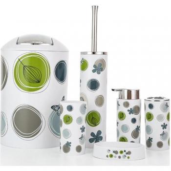 Nordic 6-Piece Bathroom Set with Lotion Dispenser