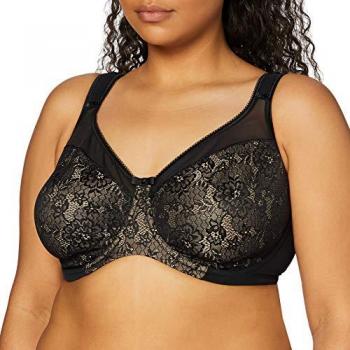 Premium Black Beauty Lace Minimizer Bra
