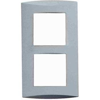 Schneider 2-Position Design Plate White 57mm Alvaïs Series