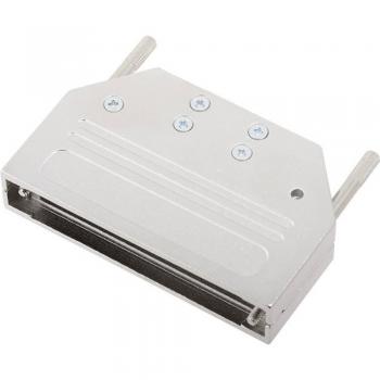 Connettore D-SUB 37 Poli Metallo Pieno 180° Argento 1 pz