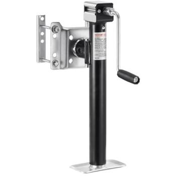 VEVOR 2267 kg Dynamic Load Capacity Trailer Jack – 365 mm Lift Stand, Swivel, Bolt‑on, Horse & Utility Friendly