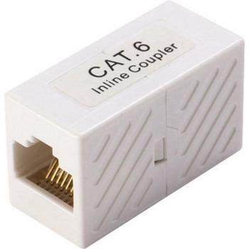 10-Pack RJ45 Couplers, Unshielded Pass-Through for Cat5/Cat5e/Cat6 Ethernet