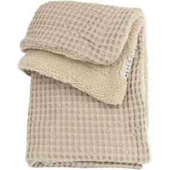 Plaid bébé en peluche 75x100/100x150 cm couleur sable