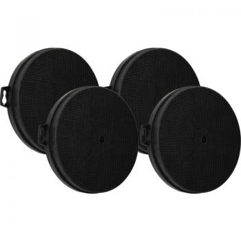 Vhbw 4‑Card Activated Carbon Filters for Juno JFC50800X/JFC80800X