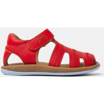 Sandalias Niño Camper Modelo Bicho Rojo con Cierre Adherente