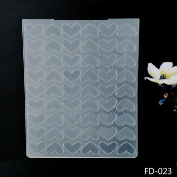 AZSG Cloud Embossing Template for Scrapbooking