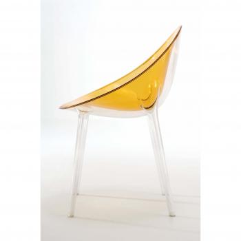 Mr. Impossible Esszimmerstuhl – Kartell – 57 x 83,5 x 55 cm – Gelbe Plastik‑Version