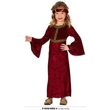 Traje de Dama Medieval para Niña Talla 5-6 Años