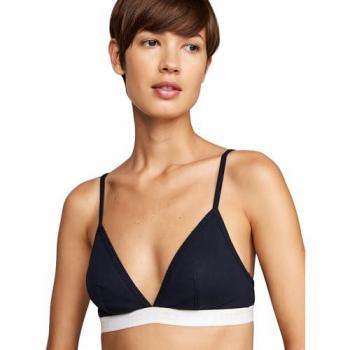 Tommy Hilfiger Bralette-BH mit Logoschriftzug Dunkelblau