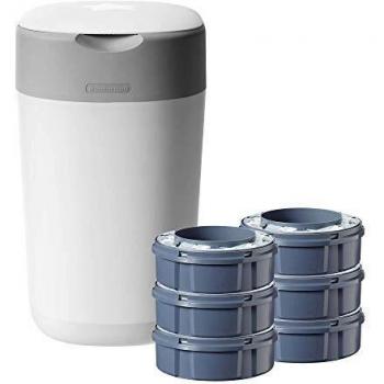 Tommee Tippee Twist & Click Starter Package Windeleimer + 6 Nachfüllpackungen