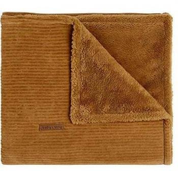 Kuschelweiche Teddy Babydecke Caramel 70 x 95 cm