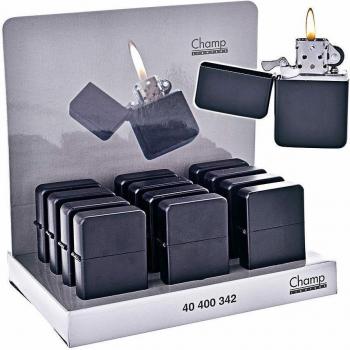 Pack 12 Encendedores de Combustible – Negro Opaco Traesio